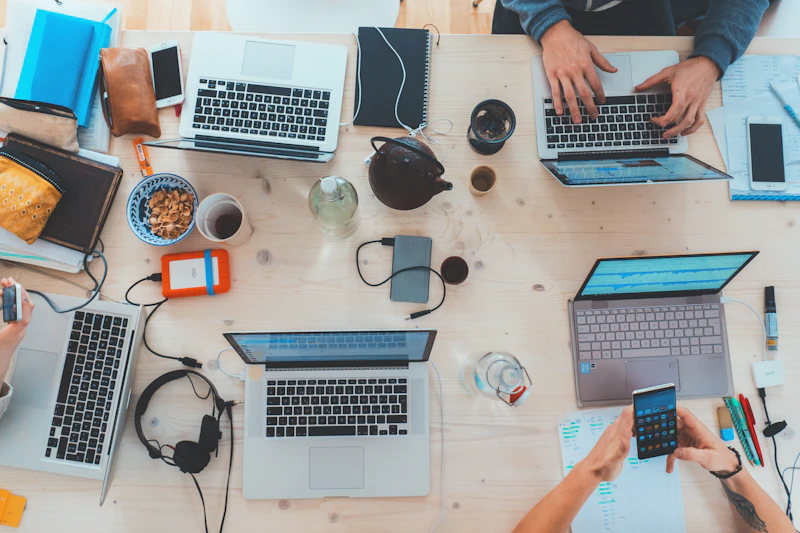 Team in einem modernen Büro